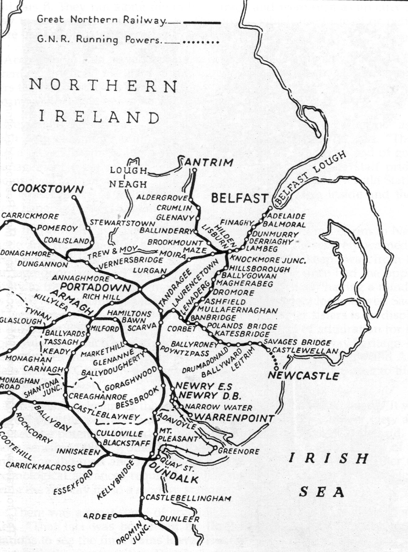 Great North Company railway lines