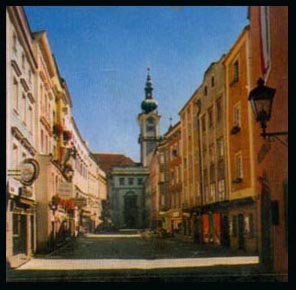 Some older streets in Linz